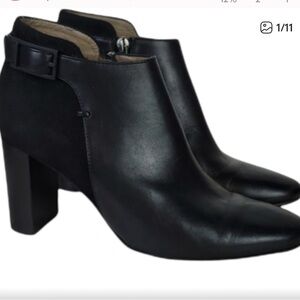 Aquatalia Weatherproof Suede and Leather Booties